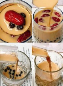 brown sugar ginger milk tea