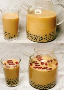 brown sugar ginger milk tea