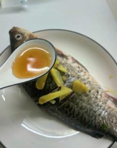 Crucian carp tofu soup