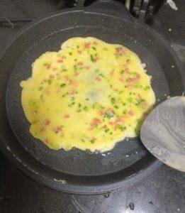 Green onion egg pancake