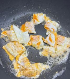 Cabbage and tofu soup