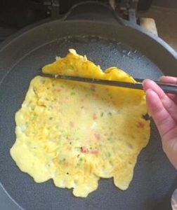 Green onion egg pancake