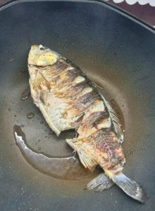 Crucian carp tofu soup