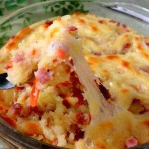 Bacon Cheese Mashed Potatoes
