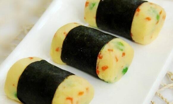 Mashed Potato Seaweed Roll