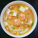 Shrimp Mushroom and Tofu Soup recipe