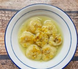 Osmanthus Steamed Banana snack