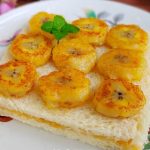 Peach Jam Banana Sandwich recipe